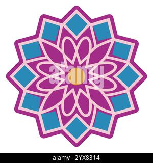 Motif islamique - conceptions géométriques, ornementales et sans couture de haute qualité pour l'art, l'architecture et la décoration intérieure Illustration de Vecteur