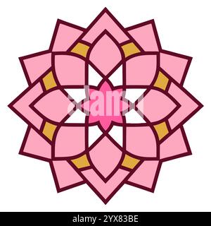 Motif islamique - conceptions géométriques, ornementales et sans couture de haute qualité pour l'art, l'architecture et la décoration intérieure Illustration de Vecteur