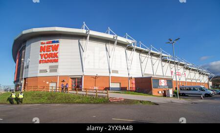 Rotherham, Royaume-Uni. 14 décembre 2024. Rotherham United New York Stadium devant l'EFL League One, match entre Rotherham United et Northampton Town Credit : Clive Stapleton/Alamy Live News Banque D'Images