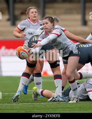 Gloucester, Royaume-Uni, 14 déc. 2024 Ella Wyrwas des Saracens lors de la Premiership Womens Rugby Gloucester Hartpury v Saracens au Kingsholm Stadium Gloucester Royaume-Uni le 14 décembre 2024 Graham Glendinning / Alamy Live News Banque D'Images