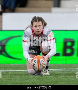 Gloucester, Royaume-Uni, 14 déc. 2024 Zoe Harrison des Saracens lors de la Premiership Womens Rugby Gloucester Hartpury v Saracens au Kingsholm Stadium Gloucester Royaume-Uni le 14 décembre 2024 Graham Glendinning / Alamy Live News Banque D'Images