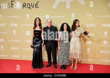 14 décembre 2024, Madrid, Madrid, Espagne : Dolores Chaplin assiste au 30e Prix Jose Maria Forque - tapis rouge au Palacio Municipal IFEMA le 14 décembre 2024 à Madrid, Espagne (image crédit : © Jack Abuin/ZUMA Press Wire) USAGE ÉDITORIAL SEULEMENT! Non destiné à UN USAGE commercial ! Banque D'Images