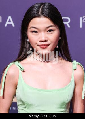 Beverly Hills, États-Unis. 14 décembre 2024. BEVERLY HILLS, LOS ANGELES, CALIFORNIE, États-Unis - 14 DÉCEMBRE : Miya Cech arrive au 22e Gala annuel inoubliable Asian American Awards 2024 qui se tient à l'hôtel Beverly Hilton le 14 décembre 2024 à Beverly Hills, Los Angeles, Californie, États-Unis. (Photo de Xavier Collin/image Press Agency) crédit : image Press Agency/Alamy Live News Banque D'Images