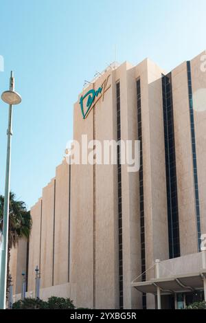 Eilat, Israël- 1er novembre 2024 : vue extérieure du bâtiment de l'hôtel de luxe Dan Eilat Banque D'Images
