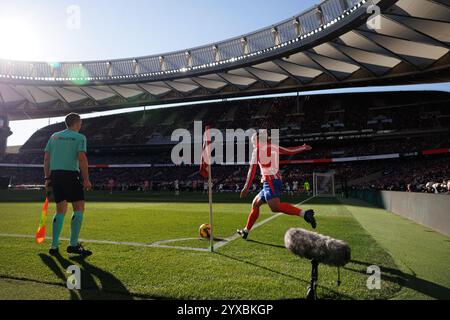 Madrid, Espagne. 15 décembre 2024. Antoine Griezmann (Atletico de Madrid) vu lors du match LaLiga EASPORTS entre l'Atletico de Madrid et Getafe CF. Maciej Rogowski/Alamy Live News Banque D'Images