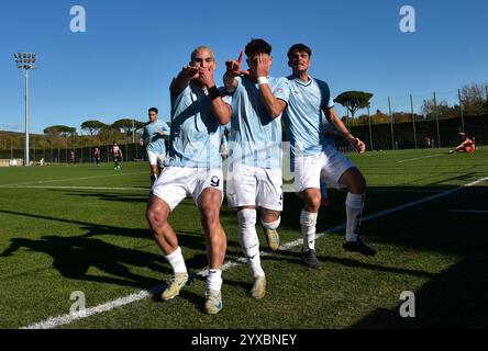 Rome, Italie. 15 décembre 2024. Lazio U20 vs Bologne U20 15ème jour du Championnat Italien de Football Primavera 1 au stade Mirko Fersini le 15 décembre 2024 à Formello - Rome, Italie crédit : Roberto Bettacchi Photography/Alamy Live News Banque D'Images