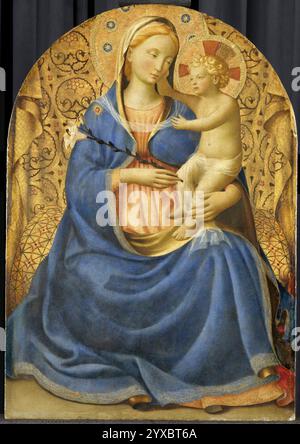 La Vierge de l'Humilité, Fra Angelico, ch. 1440 Banque D'Images