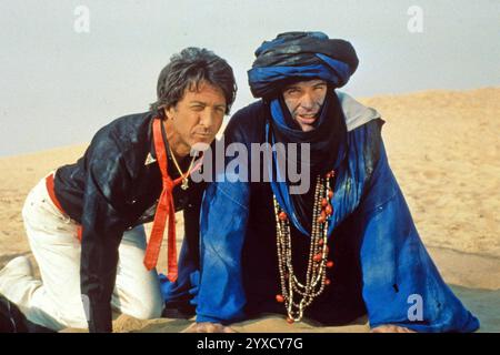 ISHTAR 1987 Columbia Pictures film avec Dustin Hoffman à gauche et Warren Beatty Banque D'Images