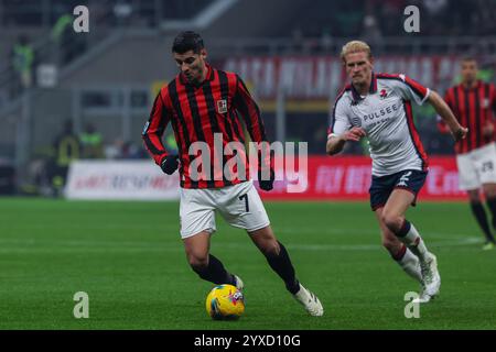 Milan, Italie. 15 décembre 2024. #1 pendant la série Un match de football 2024/25 entre l'AC Milan et le CFC de Gênes au stade San Siro crédit : Independent photo Agency/Alamy Live News Banque D'Images