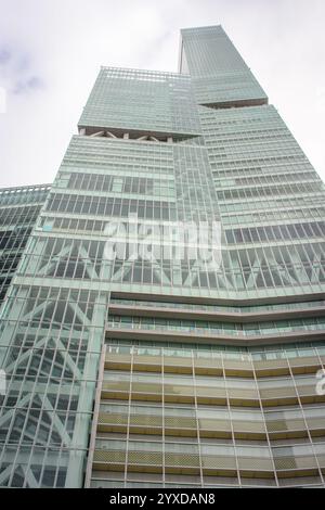 Abeno Harukas dans le quartier de Tennoji à Osaka, Japon le plus haut gratte-ciel d'Osaka avec 300 mètres de haut le 28 décembre 2017 Banque D'Images