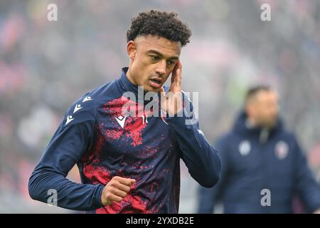 Bologne, Italie. 15 décembre 2024. Dan Ndoye (Bologna FC) lors du Bologna FC vs ACF Fiorentina, match de football italien Serie A à Bologne, Italie, 15 décembre 2024 crédit : Agence photo indépendante/Alamy Live News Banque D'Images