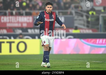 Bologne, Italie. 15 décembre 2024. Santiago Castro (Bologna FC) lors du FC Bologna vs ACF Fiorentina, match de football italien Serie A à Bologne, Italie, 15 décembre 2024 crédit : Agence photo indépendante/Alamy Live News Banque D'Images