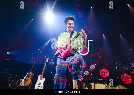 Milan, Italie. 07 novembre 2024. Jacob collier se produit en concert lors de la tournée mondiale Djesse à Alcatraz à Milan, en Italie, le 7 novembre 2024 (photo Alessandro Bremec/NurPhoto). Crédit : NurPhoto SRL/Alamy Live News Banque D'Images