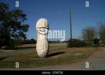 Jimmy carter Peanut, Plains, Géorgie. Banque D'Images