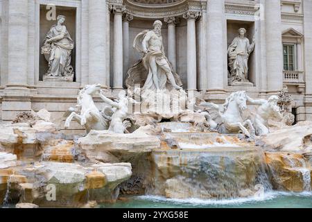 Fontaine de Trevi, Rome, Italie Banque D'Images