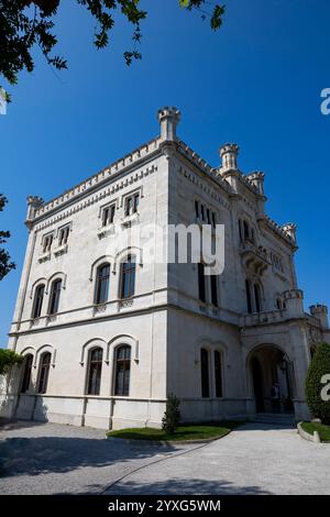 Castello di Miramare, Trieste, Italie Banque D'Images