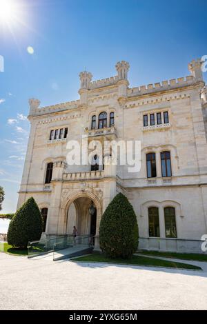 Castello di Miramare, Trieste, Italie Banque D'Images