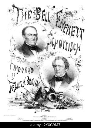 Bell and Everett Schottisch, 1860 partitions Banque D'Images