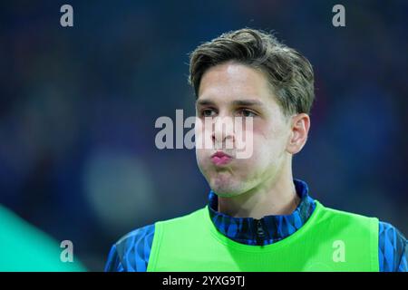 Nicolò Zaniolo d'Atalanta lors du match de Serie A entre Atalanta et Côme au stade Gewiss de Bergame, Italie du Nord - mardi 24 septembre 2024. Sport - Soccer . (Photo de Spada/Lapresse) Banque D'Images