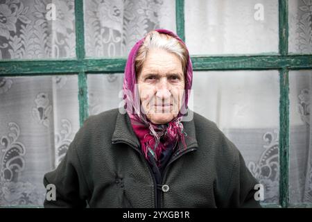 Portrait d'un commerçant, Kertch, Crimée, Ukraine, Europe Banque D'Images