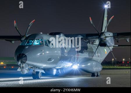 L'avion de patrouille maritime EADS CASA C-295 de l'Irish Air corps. Banque D'Images