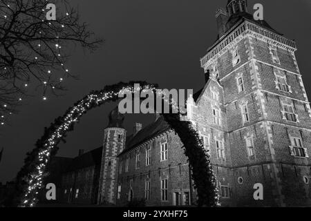 tiem de noël au château de raesfeld Banque D'Images