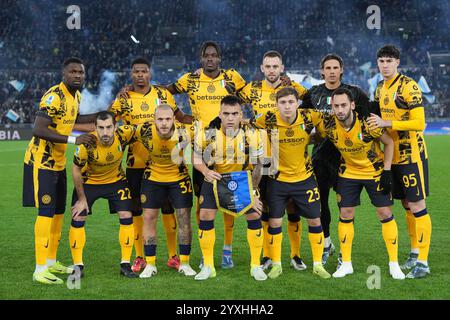 Roma, Italie. 16 décembre 2024. Inter pendant le match de football Serie A EniLive entre le Lazio et l'Inter au stade olympique de Rome, Italie - lundi 16 décembre 2024 - Sport Soccer ( photo par Alfredo Falcone/LaPresse ) crédit : LaPresse/Alamy Live News Banque D'Images