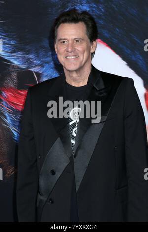 CA. 16 décembre 2024. Jim Carrey aux arrivées pour la première de SONIC THE HEDGEHOG 3, TCL Chinese Theatre, Los Angeles, CA, 16 décembre, 2024. crédit : Priscilla Grant/Everett Collection/Alamy Live News Banque D'Images