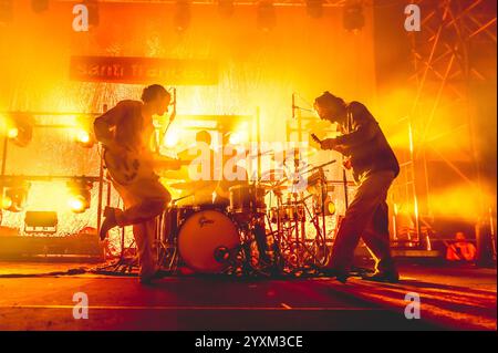 Rome, Italie. 13 décembre 2024. Santi Francesi lors de la tournée Santi Francesi Club 2024, concert de musique à Rome, Italie, 13 décembre 2024 crédit : Agence photo indépendante/Alamy Live News Banque D'Images