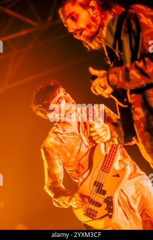 Rome, Italie. 13 décembre 2024. Santi Francesi lors de la tournée Santi Francesi Club 2024, concert de musique à Rome, Italie, 13 décembre 2024 crédit : Agence photo indépendante/Alamy Live News Banque D'Images