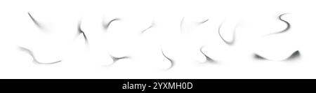 Forme abstraite des motifs de points avec un bruit dégradé et une texture granuleuse. Formes d'ondes noires et effets de pulvérisation. Illustration vectorielle plate isolée Illustration de Vecteur