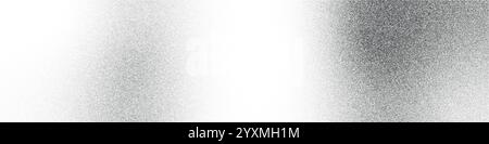 Superposition de bruit de sable granuleux, motif grunge vintage sur fond granuleux. Graphique vectoriel avec texture grunge, éléments noirs et blancs en détresse Illustration de Vecteur