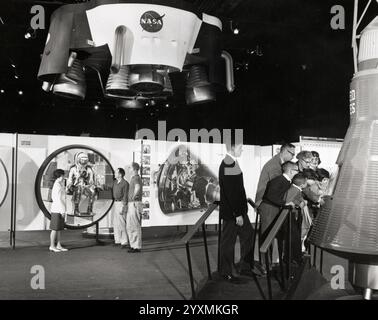 EXPOSITION DE LA NASA À LA FOIRE MONDIALE DE SEATTLE SEATTLE WASHINGTON, JUIN 1962 Banque D'Images