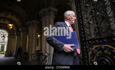 Hilary Benn, secrétaire pour l'Irlande du Nord, député Leeds South, Parti travailliste, Downing Street, Londres, Banque D'Images