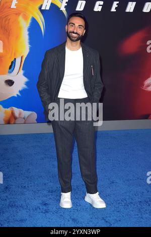 Lee Majdoub BEI der Premiere des Kinofilms 'Sonic the Hedgehog 3' im TCL Chinese Theatre. Los Angeles, 16.12.2024 Banque D'Images