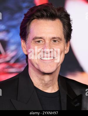 Hollywood, États-Unis. 16 décembre 2024. HOLLYWOOD, LOS ANGELES, CALIFORNIE, États-Unis - 16 DÉCEMBRE : Jim Carrey arrive à la première de Los Angeles de "Sonic the Hedgehog 3" de Paramount Pictures qui s'est tenue au TCL Chinese Theatre IMAX le 16 décembre 2024 à Hollywood, Los Angeles, Californie, États-Unis. (Photo de Xavier Collin/image Press Agency) crédit : image Press Agency/Alamy Live News Banque D'Images