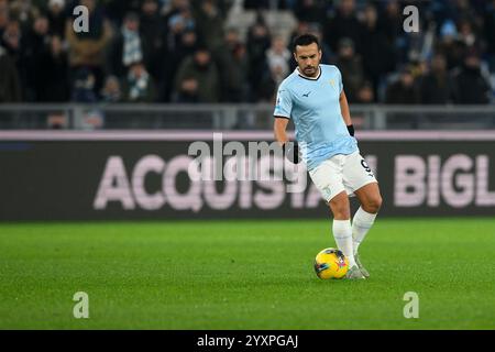 16 décembre 2024, stade Olimpico, Rome, Italie ; Serie A Enilive Football match ; Lazio versus Inter ; Pedro of SS Lazio Banque D'Images
