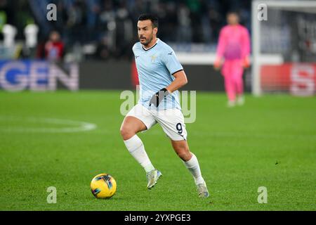 16 décembre 2024, stade Olimpico, Rome, Italie ; Serie A Enilive Football match ; Lazio versus Inter ; Pedro of SS Lazio Banque D'Images
