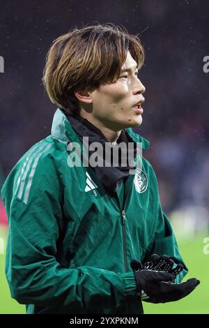 Kyogo Furuhashi, footballeur professionnel, joue pour le Celtic FC en première Division écossaise basée à Glasgow, en Écosse, au Royaume-Uni. Banque D'Images