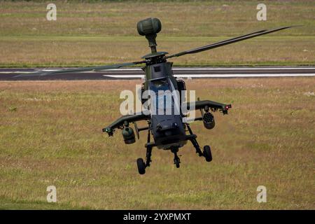 Hélicoptère Tiger de l'armée allemande, Faasberg, Allemagne. Banque D'Images