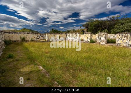 Site archéologique de Yagul. Oaxaca, Mexique Banque D'Images