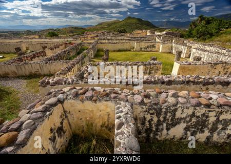 Site archéologique de Yagul. Oaxaca, Mexique Banque D'Images