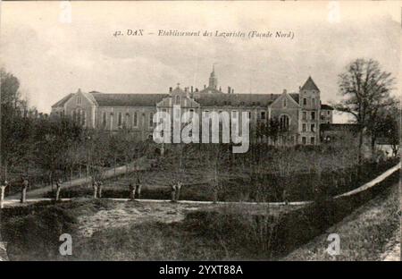 Dax (Landes) - Grand Séminaire Lazariste notre-Dame du Pouy 1b. Banque D'Images