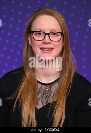 Salford, Royaume-Uni. 17 décembre 2024. Brock Whiston arrive au BBC Sports Personality of the Year 2024, MediaCityUK. Crédit : Doug Peters/EMPICS/Alamy Live News Banque D'Images