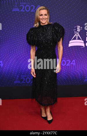 Salford, Royaume-Uni. 17 décembre 2024. Gaby Logan arrive au BBC Sports Personality of the Year 2024, MediaCityUK. Crédit : Doug Peters/EMPICS/Alamy Live News Banque D'Images