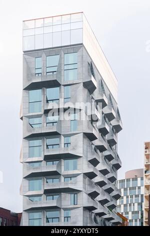 Copenhague, Danemark - le logement Silo par Cobe Architects Banque D'Images