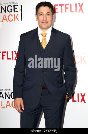 Jason Biggs lors de la deuxième saison de « Orange is the New Black » au Ziegfeld Theater de New York, le 15 mai 2014 Banque D'Images