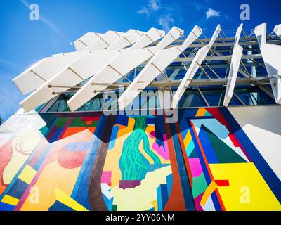 Détail du Convention Center of Art Basel Miami Beach est une foire internationale d'art de premier plan qui transforme chaque année Miami en un centre culturel mondial Banque D'Images