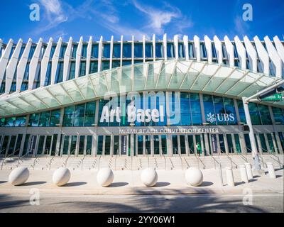 Détail du Convention Center of Art Basel Miami Beach est une foire internationale d'art de premier plan qui transforme chaque année Miami en un centre culturel mondial Banque D'Images