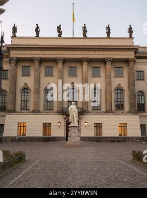 Université Humboldt de Berlin, l'une des plus anciennes universités d'Allemagne, réputée pour son architecture historique Banque D'Images
